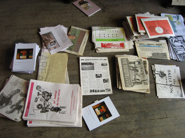 Publication Pile from "How We Coordinate" Discussion at Version 07 Festival in Chicago